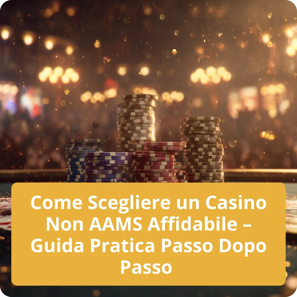 Come Scegliere un Casino Non AAMS Affidabile – Guida Pratica Passo Dopo Passo per giocatori Come Scegliere un Casino Non AAMS Affidabile – Guida Pratica Passo Dopo Passo