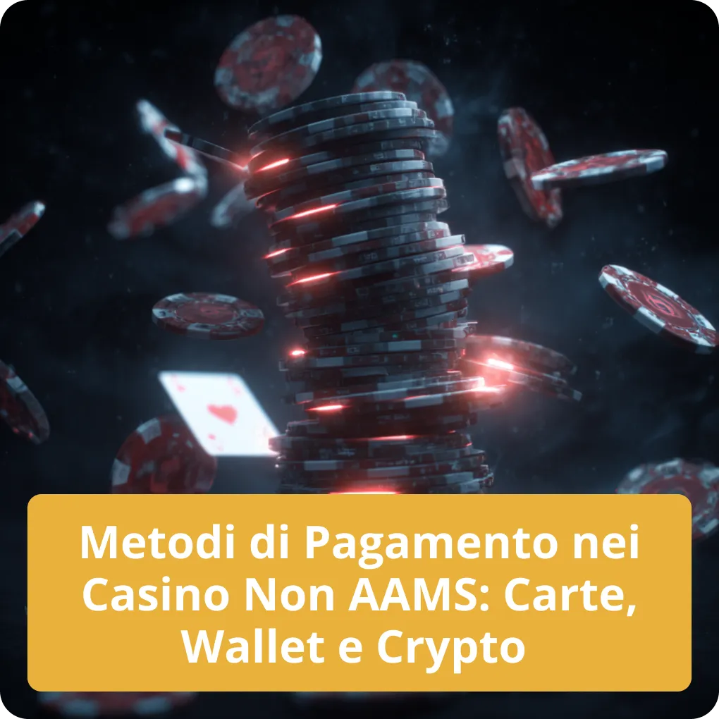 Metodi di Pagamento nei Casino Non AAMS: Carte, Wallet e Crypto – guida breve Metodi di Pagamento nei Casino Non AAMS: Carte, Wallet e Crypto