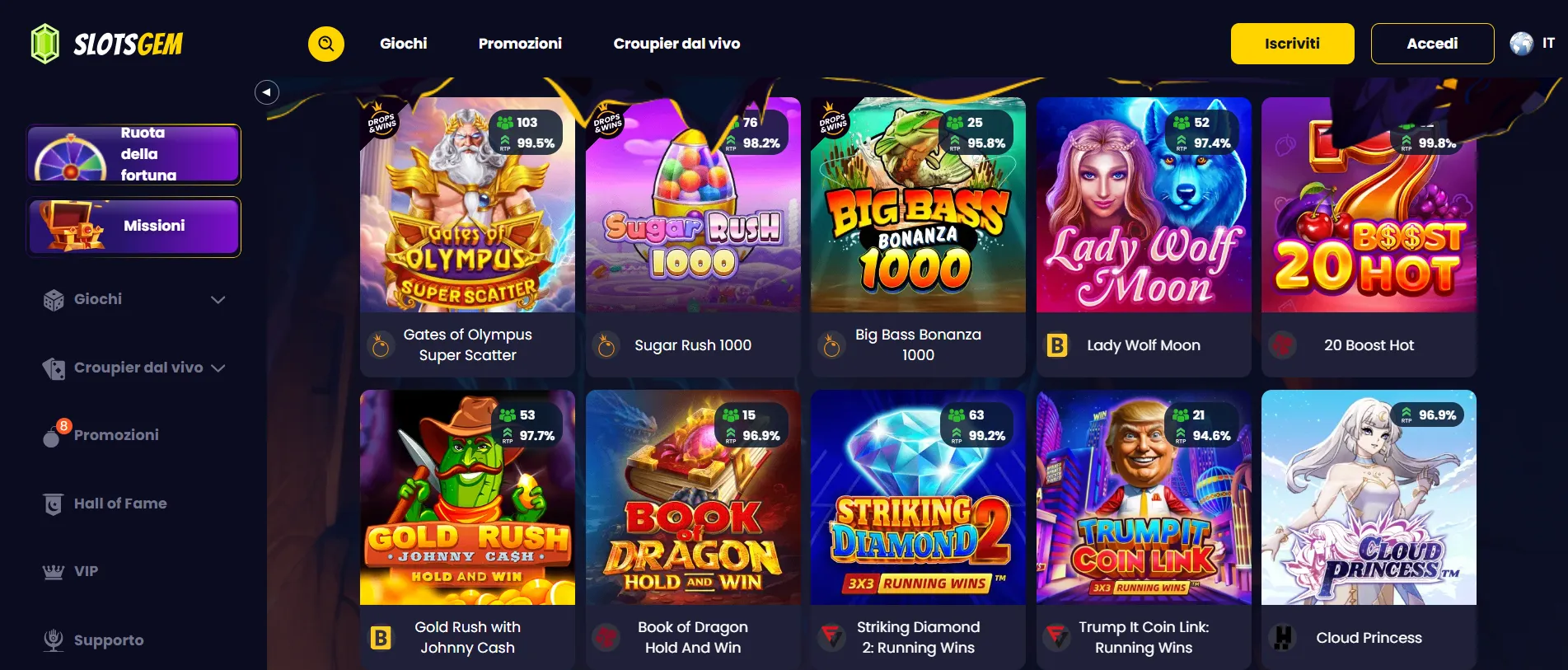 Classifica dei Casino Non AAMS Più Affidabili del Momento Classifica dei Casino Non AAMS Più Affidabili